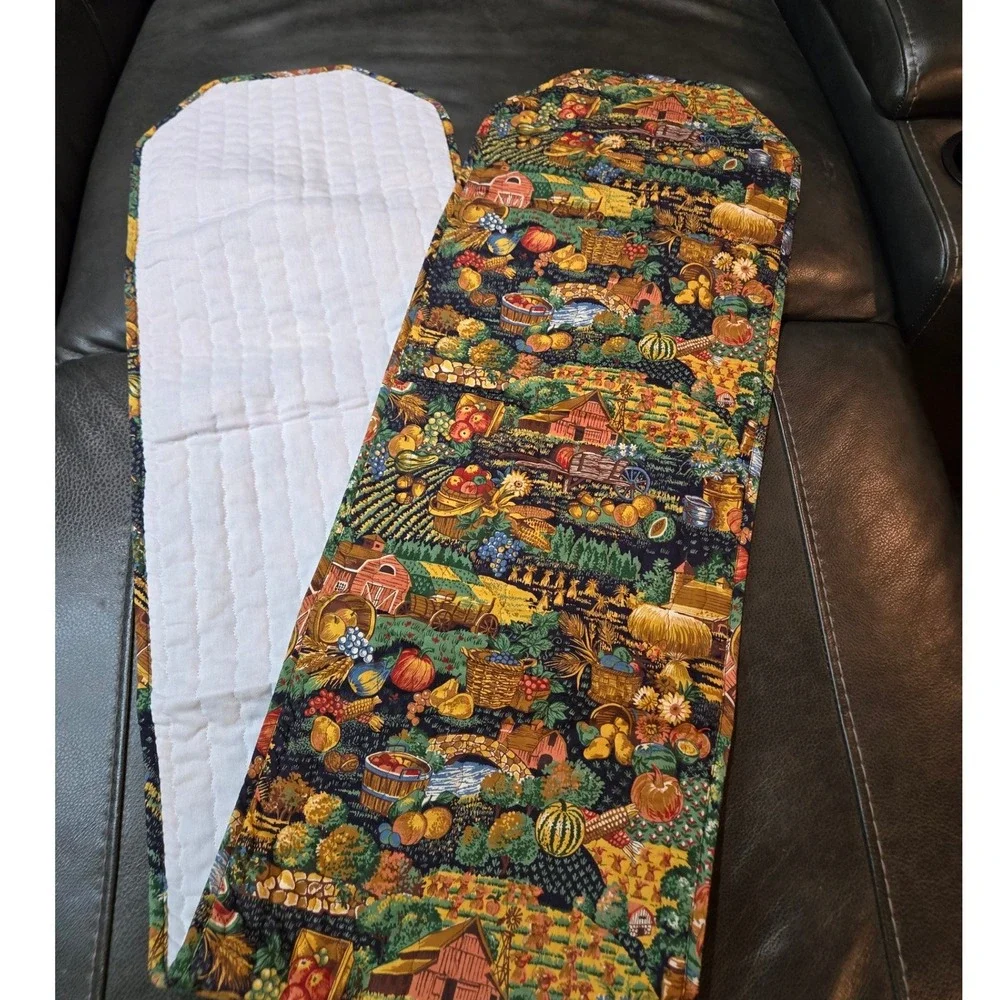 Unbranded Harvest Table Runner OS Multicolor‎ Excellent Quilted Farmhouse